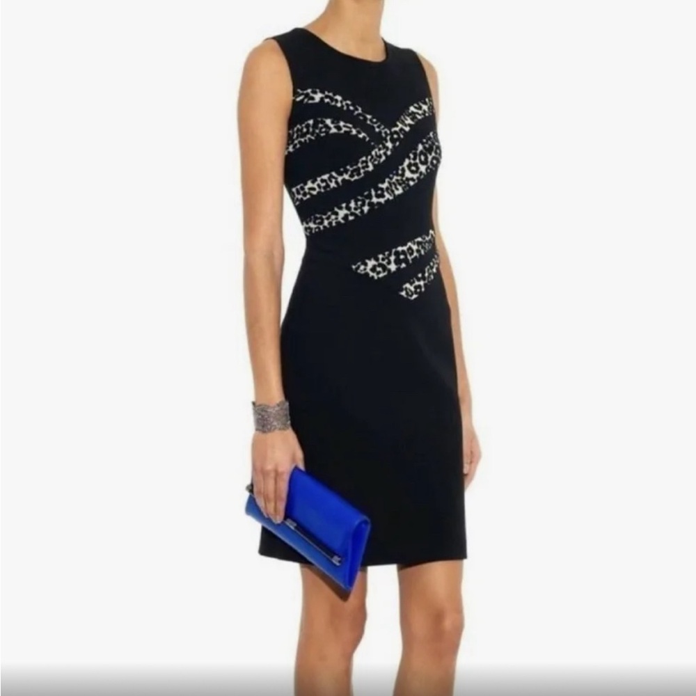 Diane Von Furstenberg Marcia Leopard Print Dress Size 8